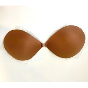 BOOMBA Sticky Bra Caramel Size F Strapless Adhesive Silicone NEW